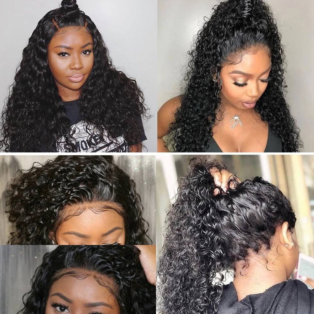 13x4 Kinky Curly Lace Front Human Hair Wig