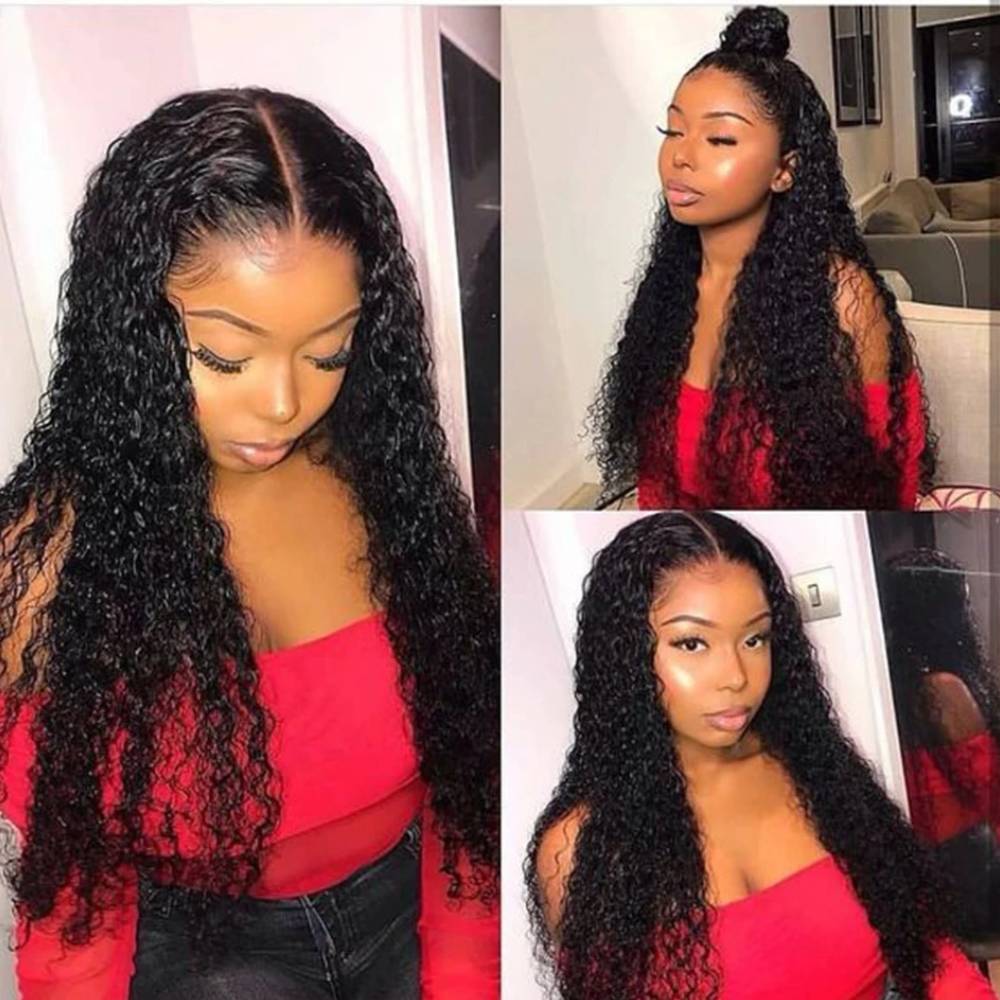 13x4 Kinky Curly Lace Front Human Hair Wig