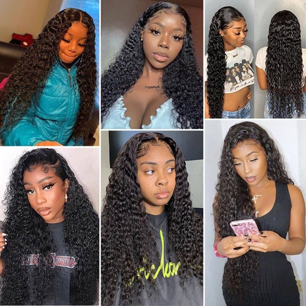 13x4 Kinky Curly Lace Front Human Hair Wig