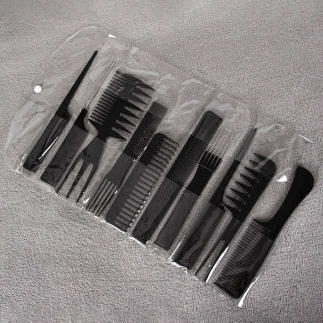 10pc Professional Salon Hair Comb set