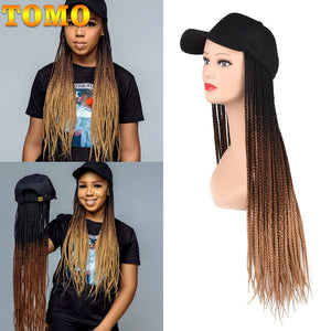 Synthetic Braided Box Braids Baseball Cap Wig Oh Weave