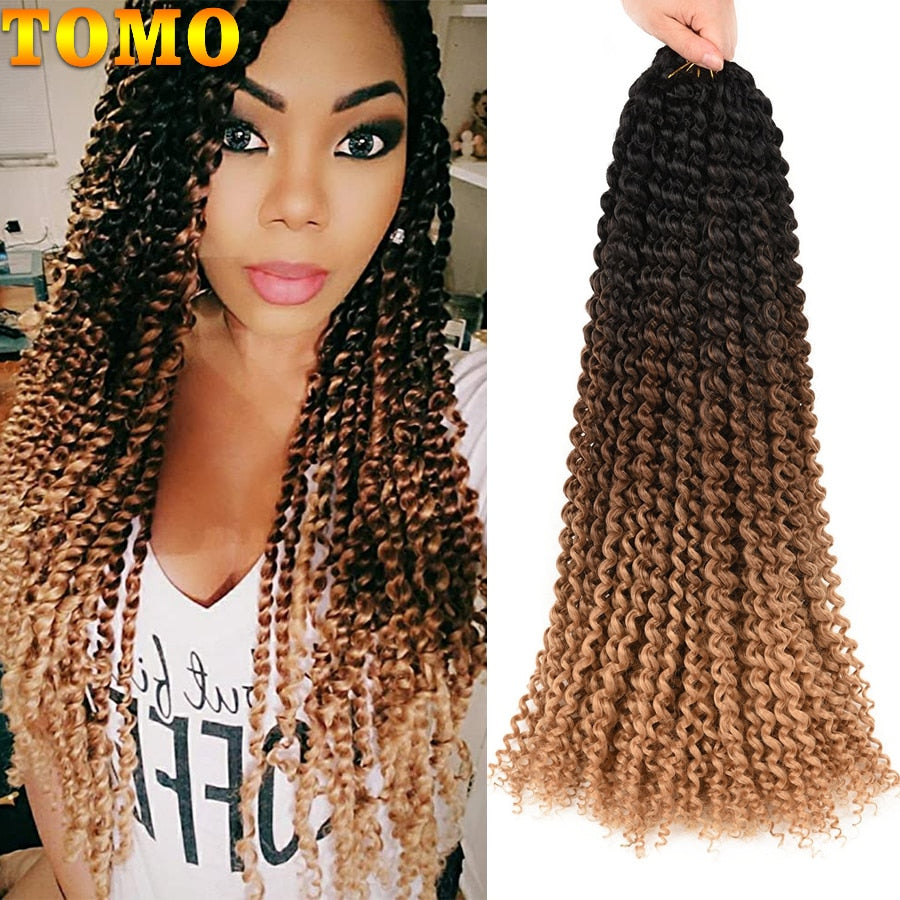 Bulk-buy Low Temperature Fiber Box Braid with Curly Ends 22strands