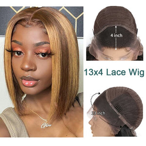 Brazilian Straight Bob Lace Frontal Wig