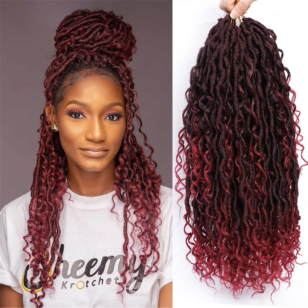 Goddess Locs Crochet Braids 6 Pack