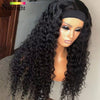 Human Hair Deep Wave Headband Wig