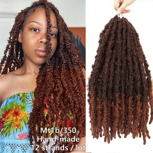 Distressed Butterfly Locs Crochet Hair Long Braids