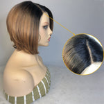 Short Straight Synthetic Lace Front Wig