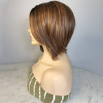 Short Straight Synthetic Lace Front Wig