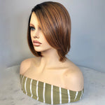 Short Straight Synthetic Lace Front Wig