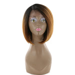 Short Straight Synthetic Lace Front Wig