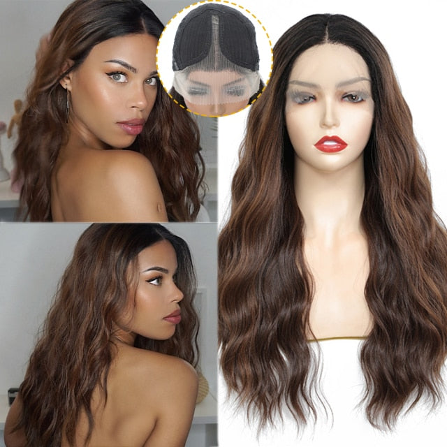 Natural Wave Synthetic Lace Front