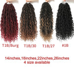 Synthetic Bohemian Faux Locs 6 Pack Bundle