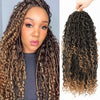 Synthetic Bohemian Faux Locs 6 Pack Bundle T1B/27